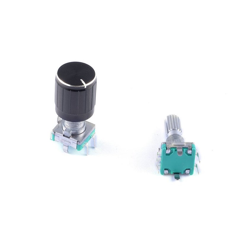 Cylewet 5Pcs 360 Degree Rotary Encoder Code Switch Digital Potentiometer with Push Button 5 Pins and Knob Cap for Arduino (Pack of 5) CYT1100 - Image 5